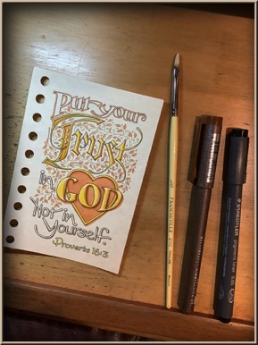 30 Days of Bible-Lettering - 21